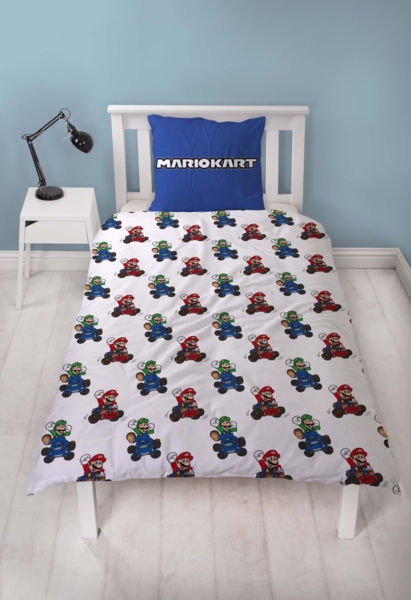 Super Mario Bettwäsche Set aus Microfaser für Kinder – 140x200 cm Bettbezug & 70x70 cm Kissenbezug Bild 5