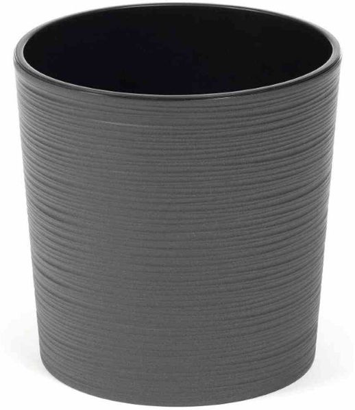 Siena Garden Pflanzgefäße LOCON GROOVE anthrazit groove 25x26 cm