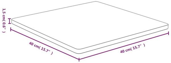vidaXL Tischplatte Ø30x1,5 cm Bambus 352671 Bild 3