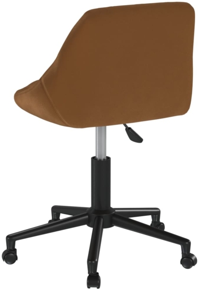 vidaXL Esszimmerstuhl Drehbar Braun Samt, Drehbar [3089030] Bild 4