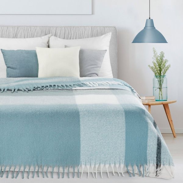Wohndecke Decke mit Fransen, BOHO Stil 130x170 cm, Eurofirany, Sofadecke, Wohndecke, Tagesdecke, Bettüberwurf, Kuscheldecke