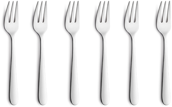 Beckmann & Rommerskirchen DALI Kuchengabel Set 6-teilig hochglanzpoliert