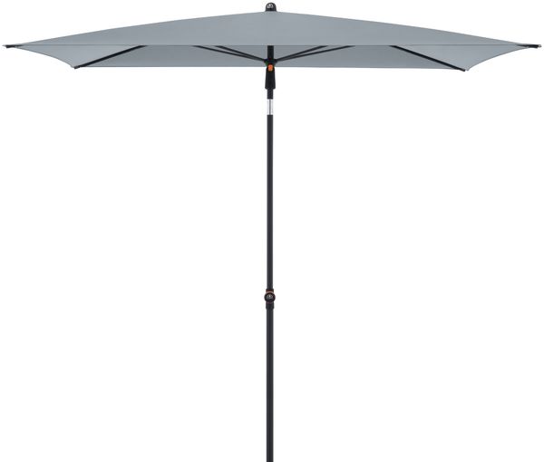 Doppler Sonnenschirm / Mittelstockschirm "myZONE 190 x 125 Manual", hellgrau, 190 x 125 cm