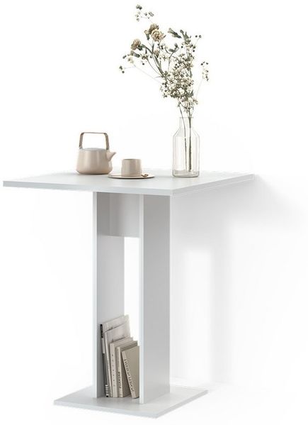 Livinity® Esstisch Regusa, Weiß, 65 x 78 cm (1-St)