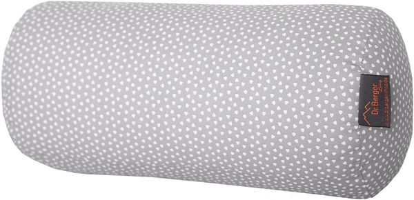 Original Dr. Berger Nackenrolle 40 x 16 cm Miniherz Grau