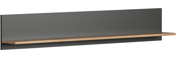Wandboard Esteban in grau und Eiche Evoke 150 cm