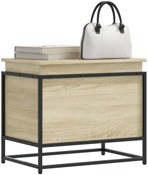 vidaXL Aufbewahrungsbox mit Deckel Sonoma 60x40x51,5 cm Holzwerkstoff 848795