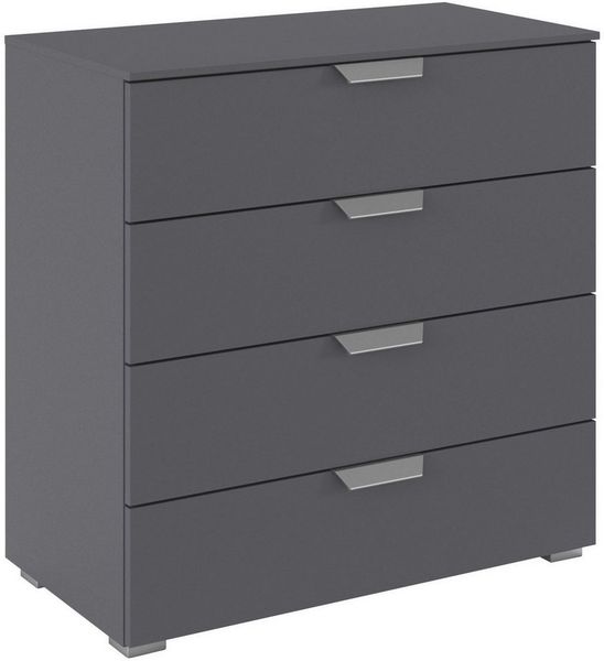 rauch Schubkastenkommode Sideboard Schubladenkommode ORIAS mit Dekor- oder Hochglanzfront (Breite 80 cm), vier große und geräumige Schubladen mit viel Stauraum MADE IN GERMANY