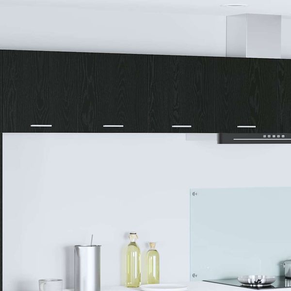 vidaXL Hängeschrank Schwarz Eichen-Optik 80 x 31 x 40 cm Holzwerkstoff 884179