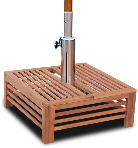 vidaXL Sonnenschirmständer-Verkleidung aus Holz 41449