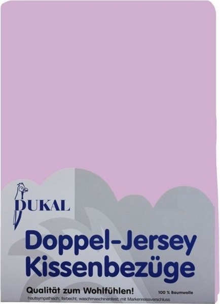 DUKAL Kissenbezüge aus hochwertigem Doppel-Jersey, 100% Baumwolle, (1 Stück), 40x40 cm, mit Reißverschluss, Made in Germany Bild 2