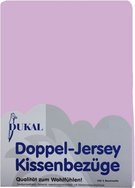 DUKAL Kissenbezüge aus hochwertigem Doppel-Jersey, 100% Baumwolle, (1 Stück), 40x40 cm, mit Reißverschluss, Made in Germany Bild 3