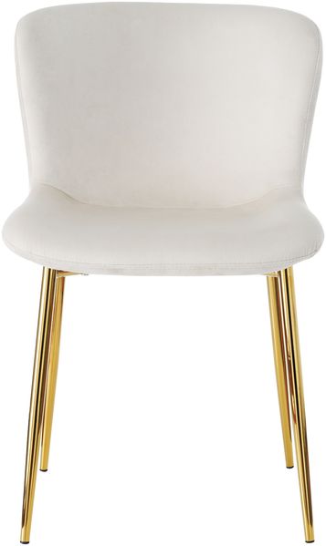 Stuhl 4er-Set, Samt beige mit vergoldeten Metallbeinen, leicht (6,6 kg) und belastbar bis 150 kg,52x54x82 cm Bild 9