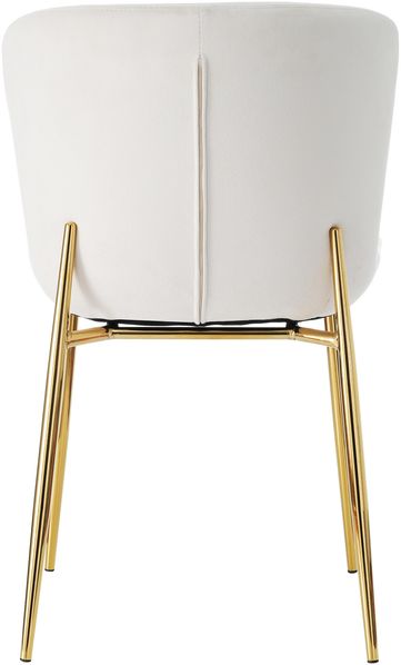Stuhl 4er-Set, Samt beige mit vergoldeten Metallbeinen, leicht (6,6 kg) und belastbar bis 150 kg,52x54x82 cm Bild 10