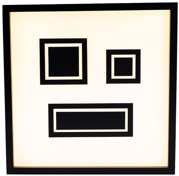 LED Deckenleuchte, schwarz, Backlight, L 42,3 cm Bild 7