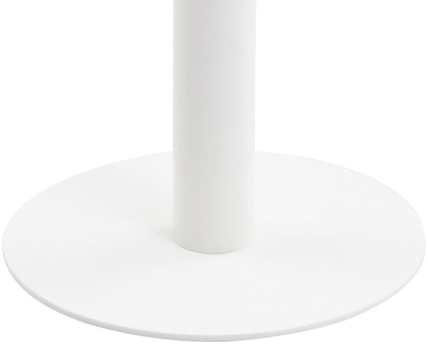 Bistrotisch FLORI rund Hellbraun/Weiß 40 cm MDF | Esstisch kleiner Tisch Cafe Gartentisch Balkontisch Outdoortisch Bild 3