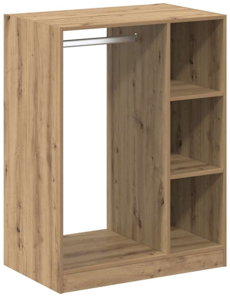 vidaXL Kleiderschrank Artisan-Eiche 77 x 48 x 102 cm Holzwerkstoff 879643