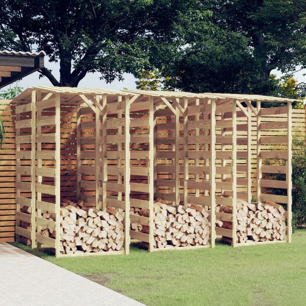 vidaXL Pergolen mit Dach 6 Stk. 100x90x200 cm Kiefernholz Imprägniert 3096651