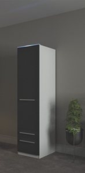 priess Kleiderschrank Schrank Garderobe Wäscheschrank Barcelona in 5 Breiten viel Stauraum, geräumige Schubkästen, mit Spiegel, MADE IN GERMANY Bild 6