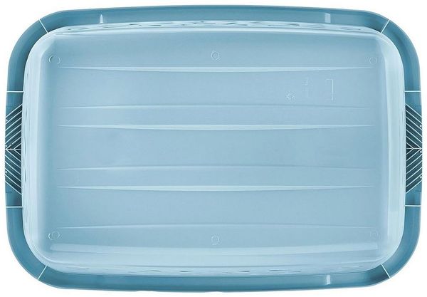 keeeper Wäschekorb, Luftdurchlässiges Dekor, 52 l, Jost, Nordic Blue