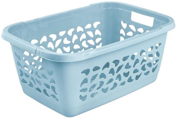 keeeper Wäschekorb, Luftdurchlässiges Dekor, 52 l, Jost, Nordic Blue