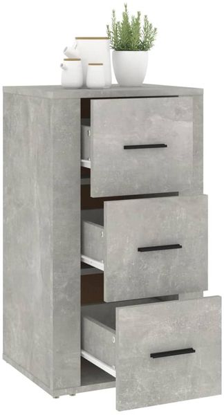vidaXL Sideboard Betongrau 40 x 33 x 70 cm Holzwerkstoff [819424] Bild 7