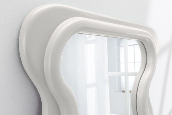 riess-ambiente Wandspiegel CURVY 160cm weiß - Kunststoff, Ganzkörper, Wellen, Groß, Modern Design (Einzelartikel, 1-St), Spiegel - ideal für Flur, Ankleide, Wohn-, Schlafzimmer & Garderobe