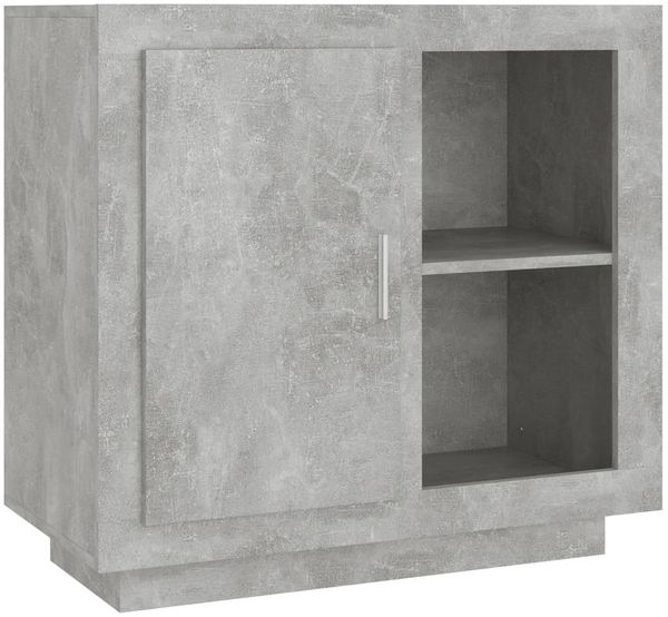 Sideboard, Kommode Betongrau 80x40x75 cm