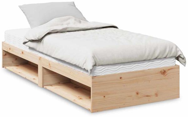 vidaXL Tagesbett mit Matratze 80x200 cm Massivholz Kiefer 3324598