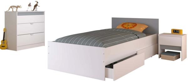 Parisot Pirouette26 Set 3-tlg. – Weiß/Grau oder Rosa