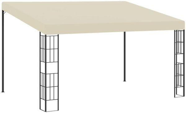 vidaXL Wand-Pavillon 3x4 m Creme Stoff 47988
