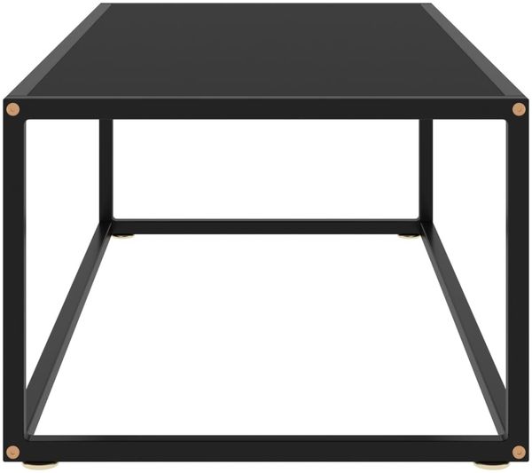 vidaXL Couchtisch Schwarz mit Schwarzem Glas 100x50x35 cm 322880 Bild 3