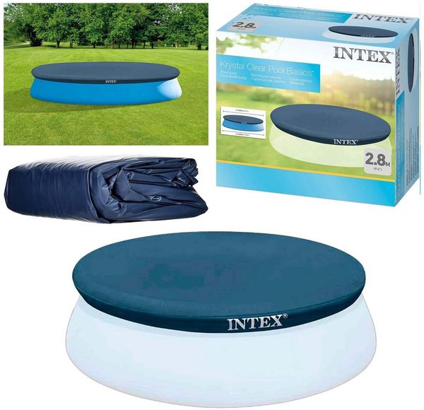 Intex Poolplane rund, Polyethylen blau, 305 cm