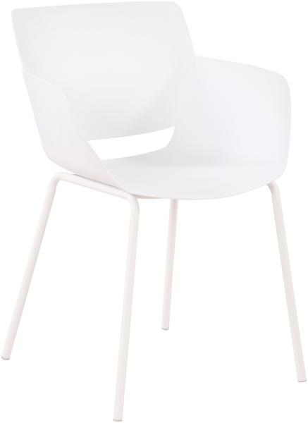 CLP Stuhl Alpena wetterfest mit Rückenlehne,weiß