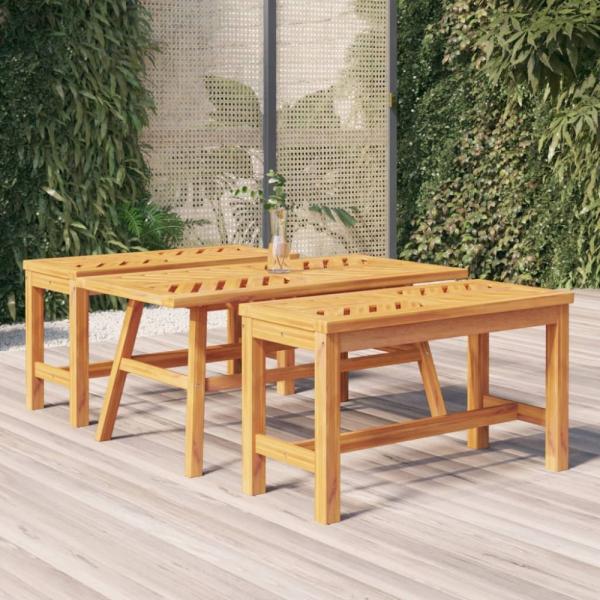 vidaXL Couchtisch 100x50x45 cm Massivholz Akazie 362233