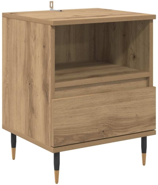 vidaXL Nachttisch Artisan-Eiche 40 x 35 x 50 cm Holzwerkstoff 882651