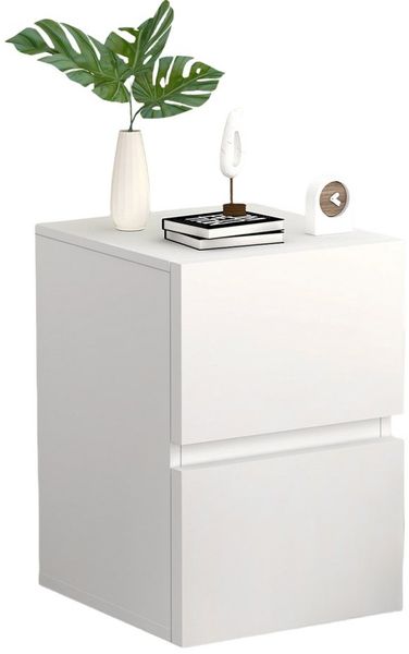oyajia Nachttisch Nachtschrank mit 2 Schubladen für Schlafzimmer Wohnzimmer (Schlafzimmer Nachttisch 40 x 40 x 58 cm), Beistelltisch, 2 Schubladen, modern