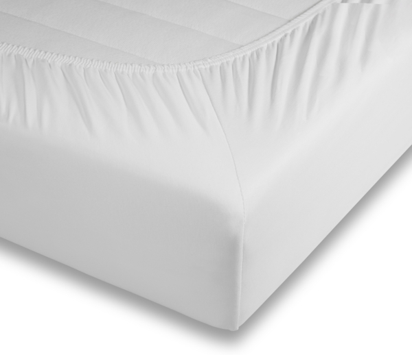 Traumhaft gut Schlafen – Spannbetttuch, hochwertige Qualität, trocknergeeignet, Farbe: Hellgrau, Größe: 120-130 cm x 180-220 cm Bild 1