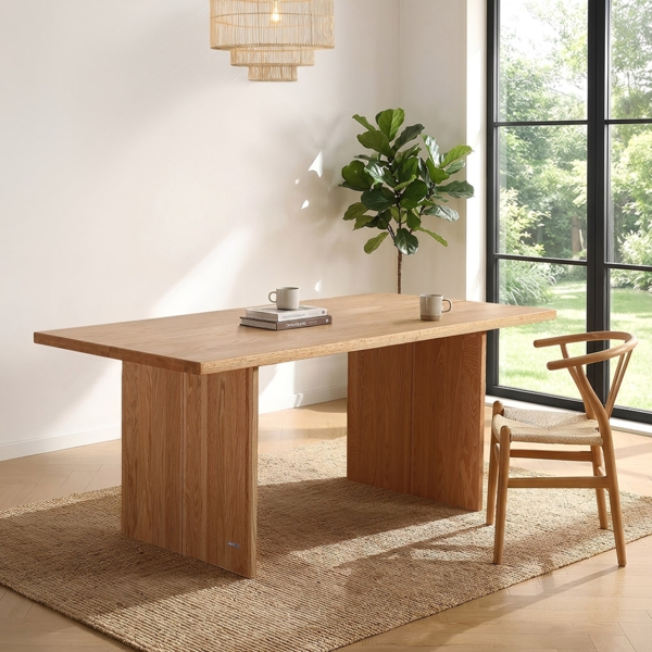 HOME DELUXE Esstisch Eiche geölt FONTAR Natur - 240 x 100 cm