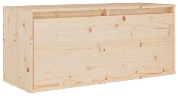 vidaXL Wandschrank 80x30x35 cm Massivholz Kiefer 813455
