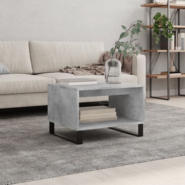 vidaXL Couchtisch Betongrau 60x50x40 cm Holzwerkstoff 829264