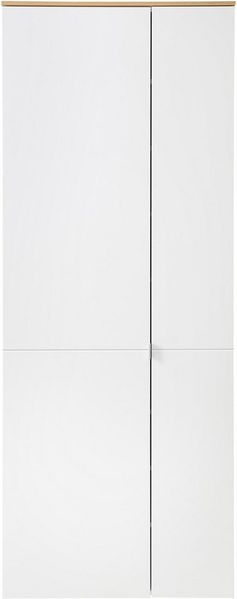 BARI Schuhschrank in Weiß, Artisan Eiche Optik FSC-zertifiziert - Moderner Garderobenschrank mit viel Stauraum für Ihre Schuhe - 78 x 202 x 38 cm (B/H/T)
