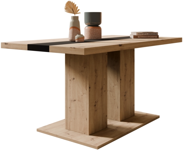 Couchtisch Tageni (Farbe: Artisan Eiche / Artisan Eiche + Schwarz)