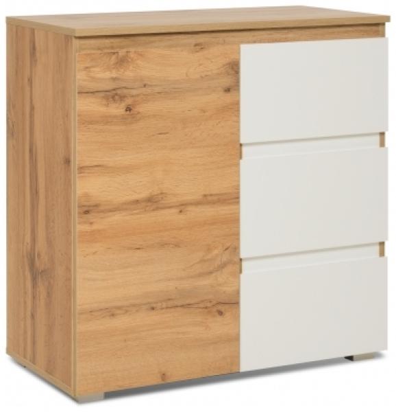Kommode 'IMAGE II', Honigeiche/Weiß, ca. 80 x 80 x 40 cm