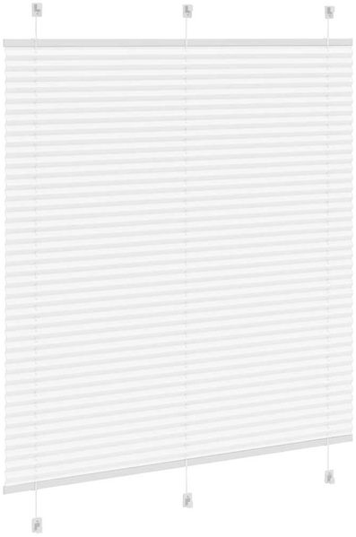 vidaXL Plissee Weiß 120x100 cm Stoffbreite 119,4 cm Polyester 4015487 Bild 4