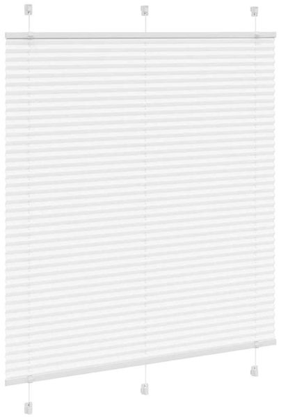 vidaXL Plissee Weiß 120x100 cm Stoffbreite 119,4 cm Polyester 4015487 Bild 3