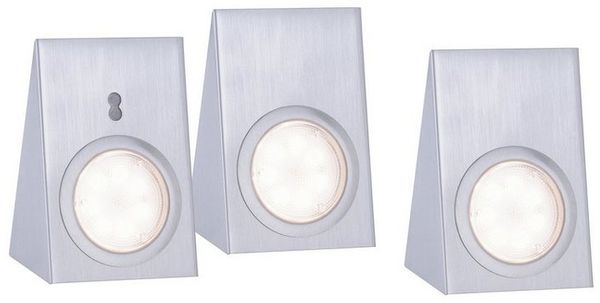 JUST LIGHT Unterschrankleuchte THEO, LED fest integriert, Warmweiß, LED Unterbauleuchte, Küchenlampe, Küchenbeleuchtung