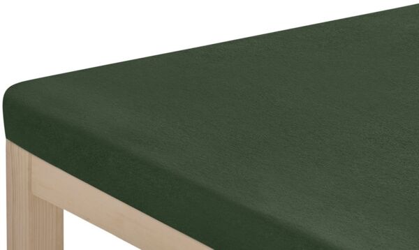 OTTO home Spannbettlaken Topper Basic, in Gr. 90x200, 140x200 oder 180x200 cm, Microfaser-Jersey, Gummizug: rundum, (2 Stück), Baumwolle, Matratzen bis 8 cm Höhe, Bettlaken, Spannbetttuch, Laken