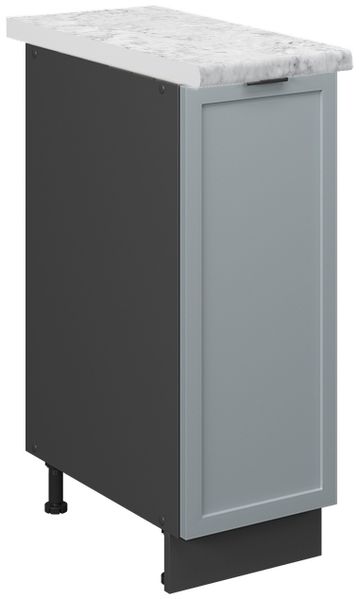 Apothekerschrank Fame-Line Hellblau-grau 30 cm , AP Marmor Vicco