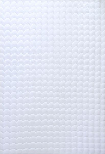 Hochflor Teppich Alessandro rechteckig - 140x200 cm - Weiß